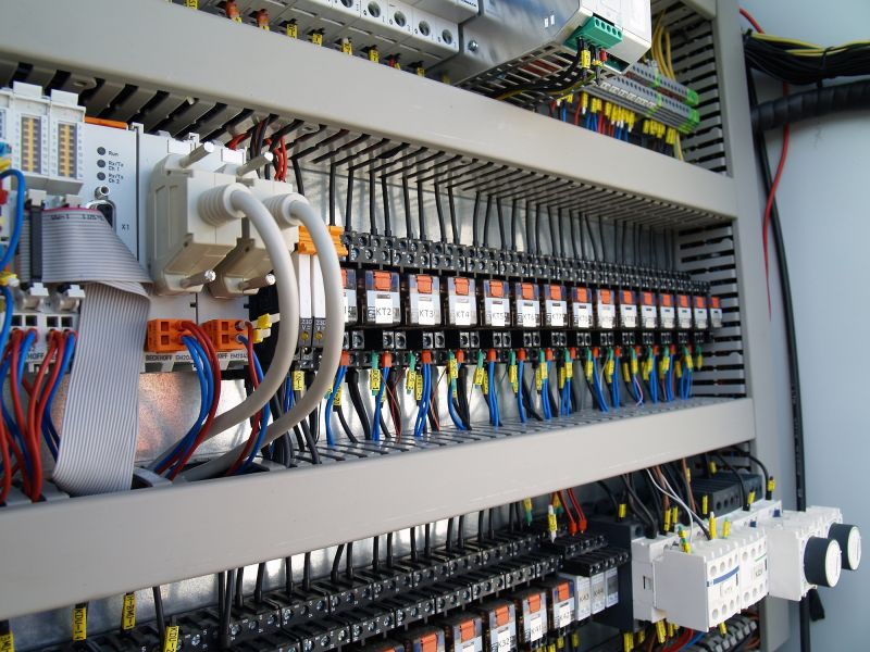 Electrical Panel with Fan Wiring
