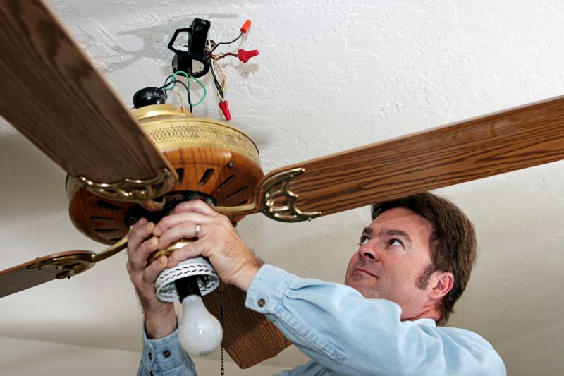 Hanging Fan Installation in Wilmington, NC